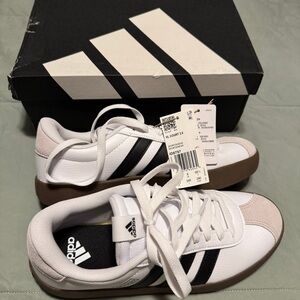 Adidas VL Court 3.0 White and Black Sneakers